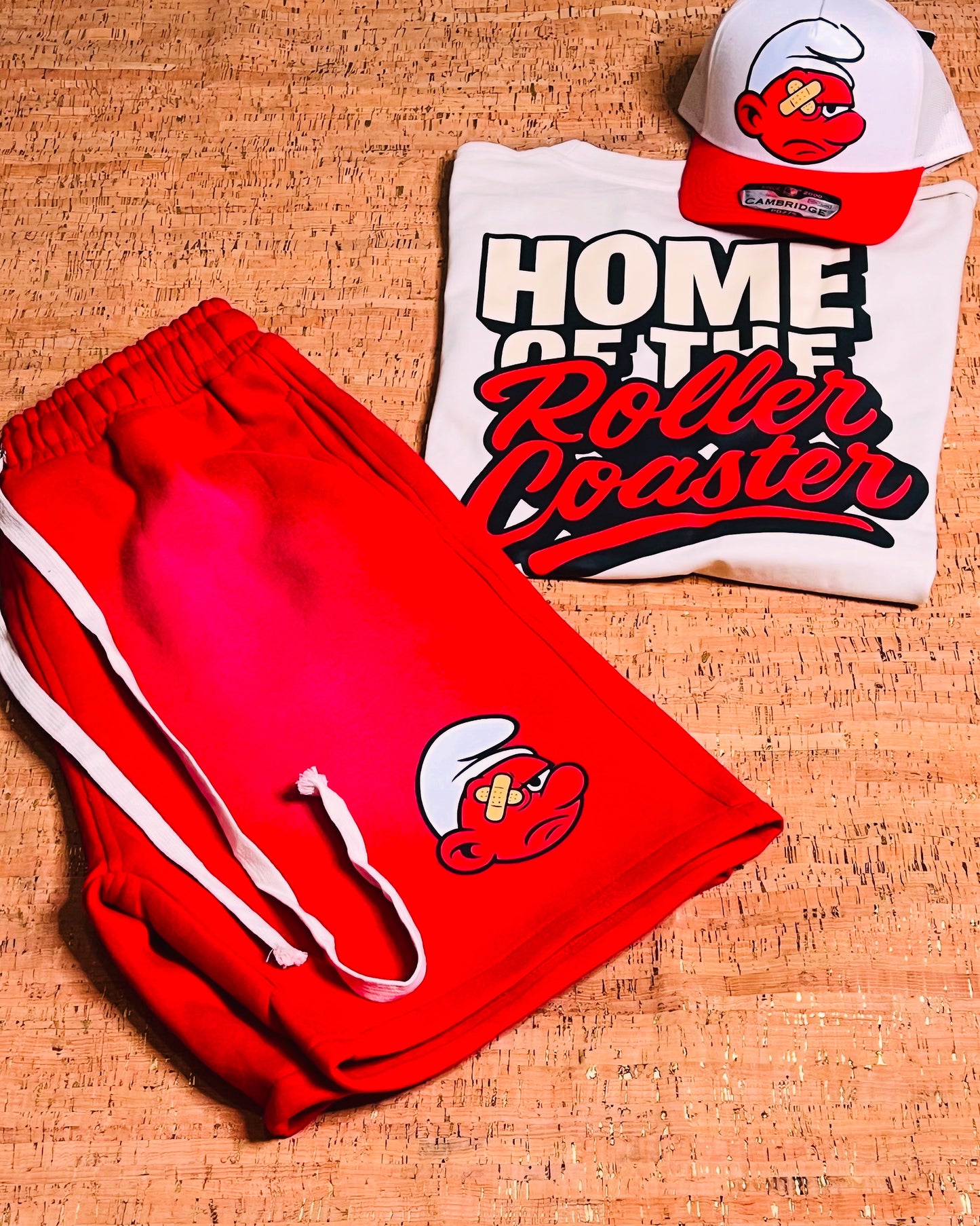 HOME OF THE ROLLER COASTER SHORT SET